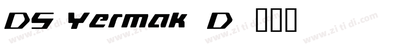 DS Yermak_D字体转换